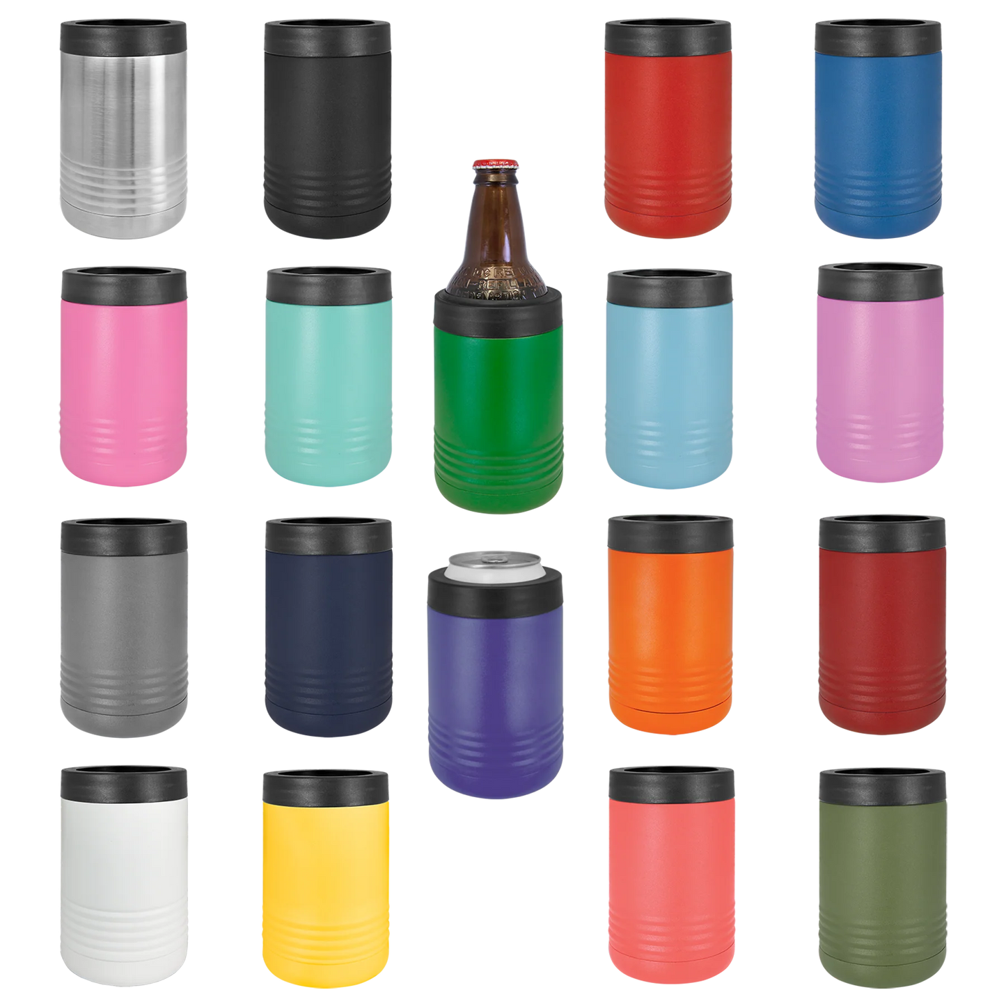 12oz insulated stainless steel can/bottle cooler